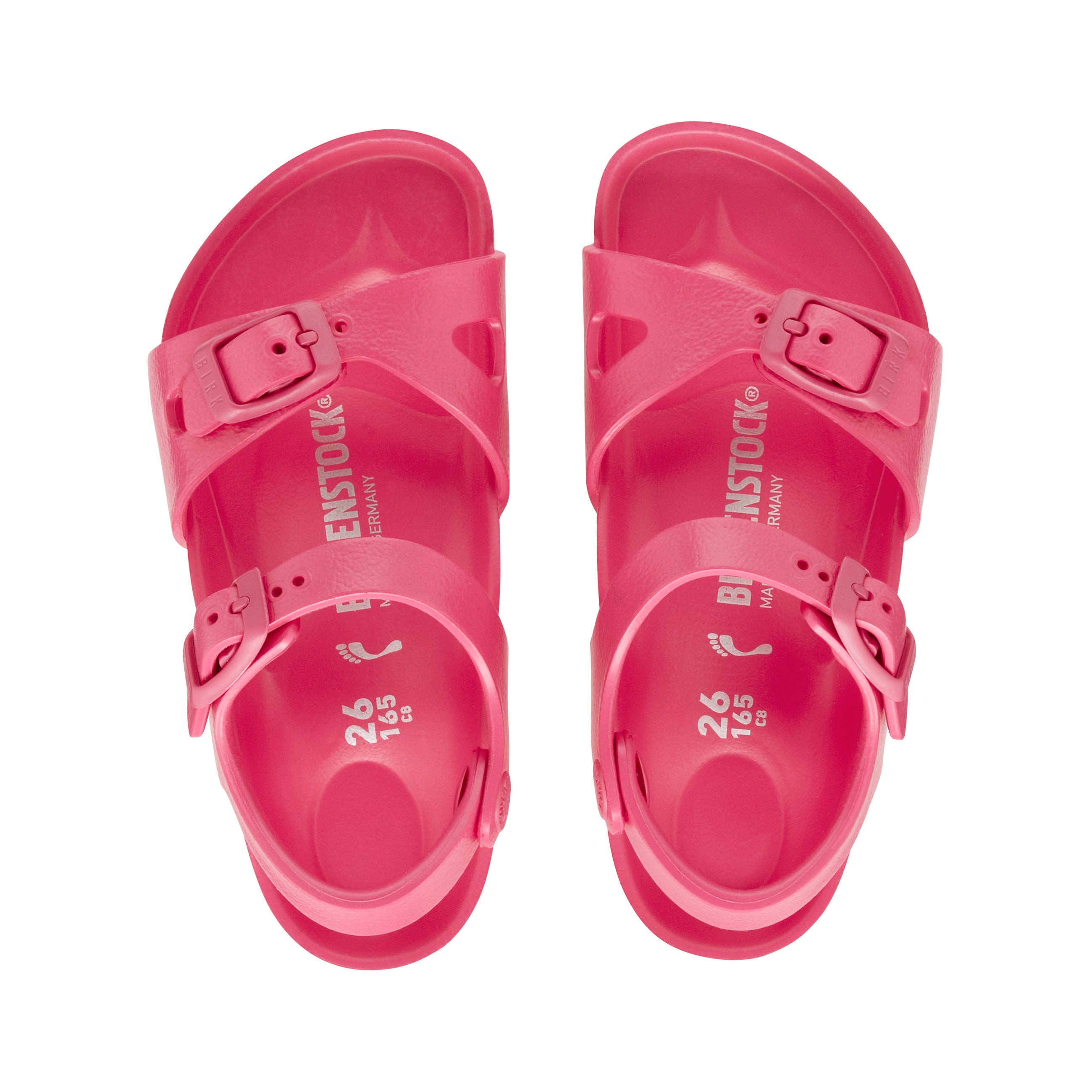 Birkenstock Rio Kids EVA Beetroot Purple top view