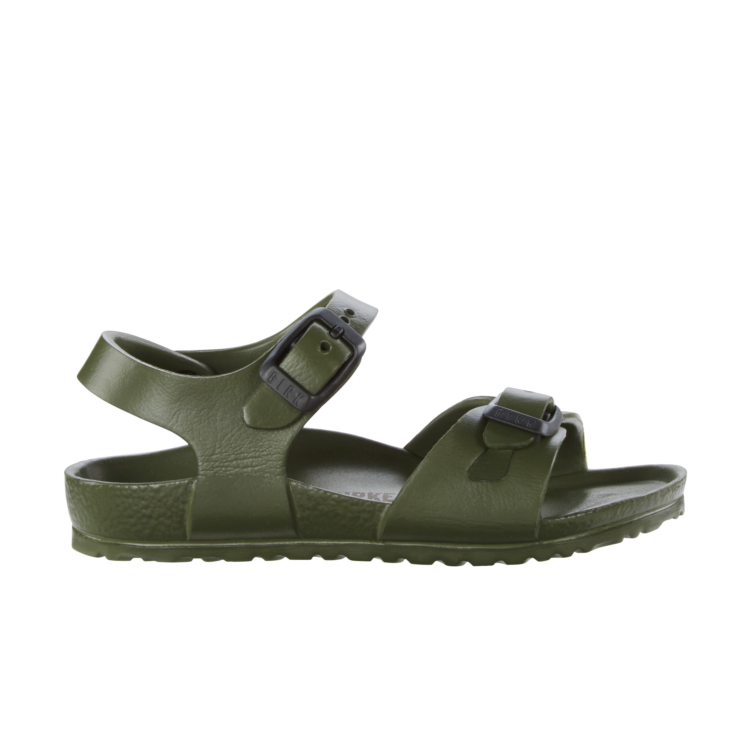 Birkenstock Rio Kids EVA Khaki side view