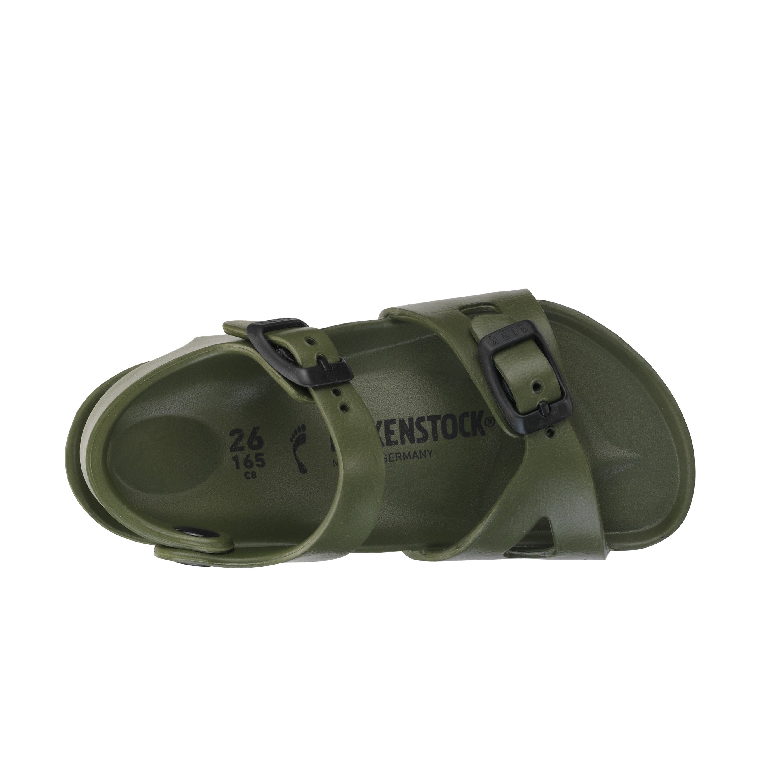 Birkenstock Rio Kids EVA Khaki top view