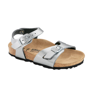 Birkenstock Rio Kids Silver Birko-Flor