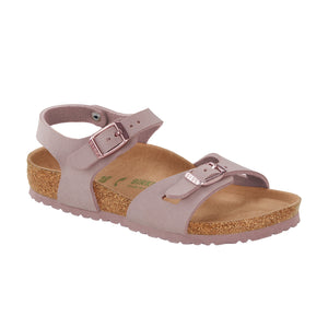 Birkenstock Rio Kids Vegan BirkiBuc Earthy Lavender Fog