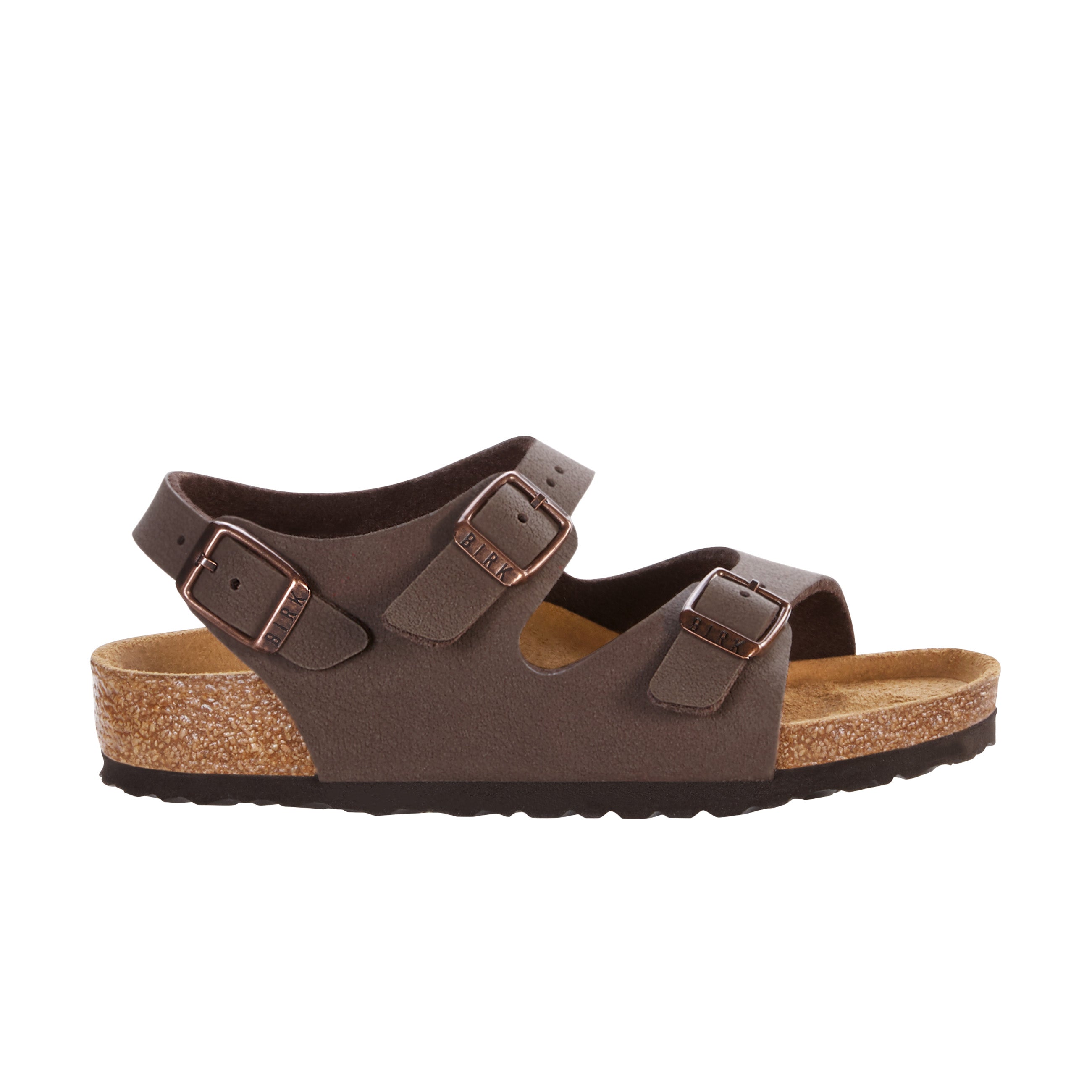 Birkenstock Roma Kids Mocca BirkiBuc side view