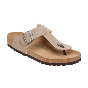 Birkenstock Safaga Desert Dust Vegan Espresso/Grey Taupe Synthetic Soft Birki