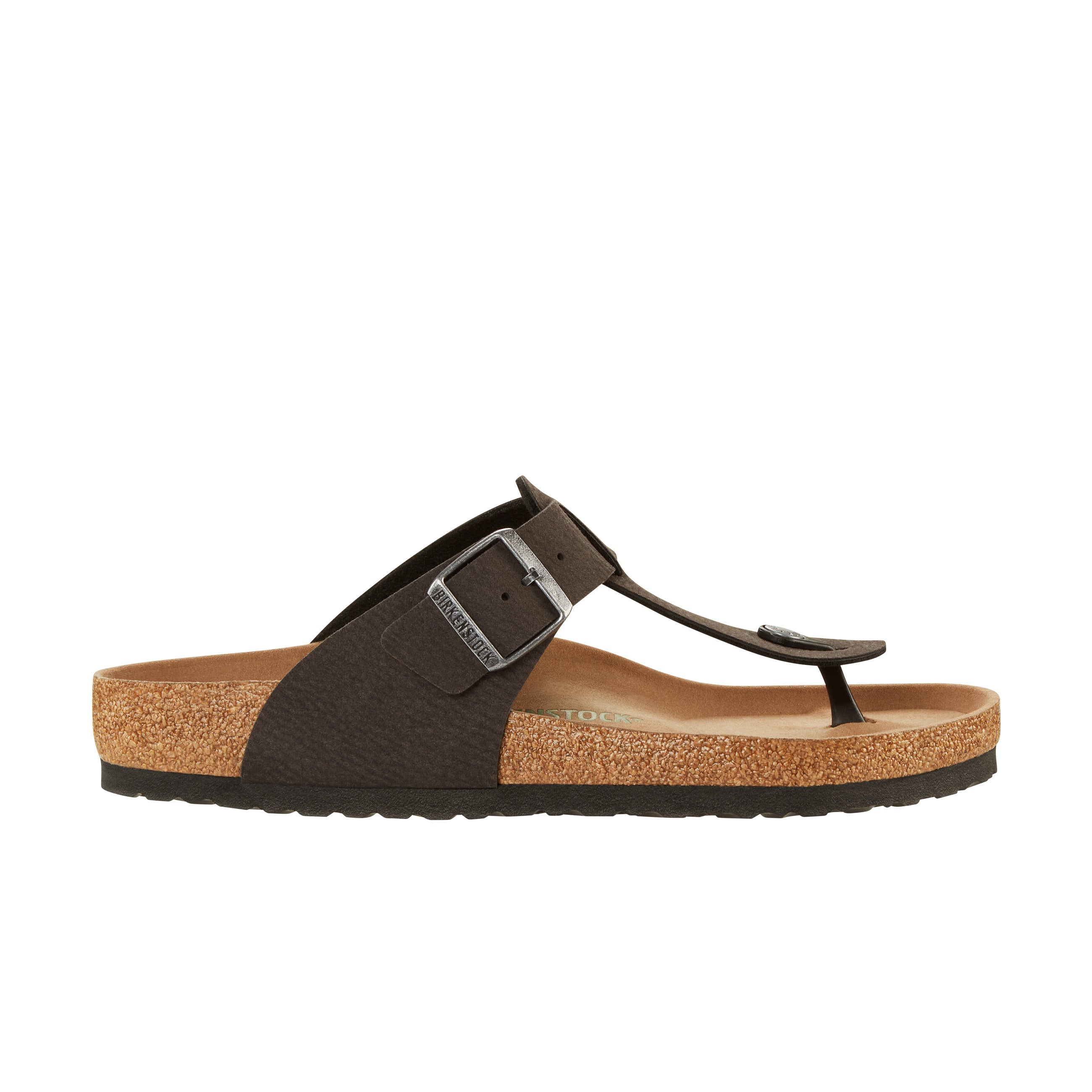 Birkenstock Safaga Vegan Synthetic Soft Desert Dust Black side view