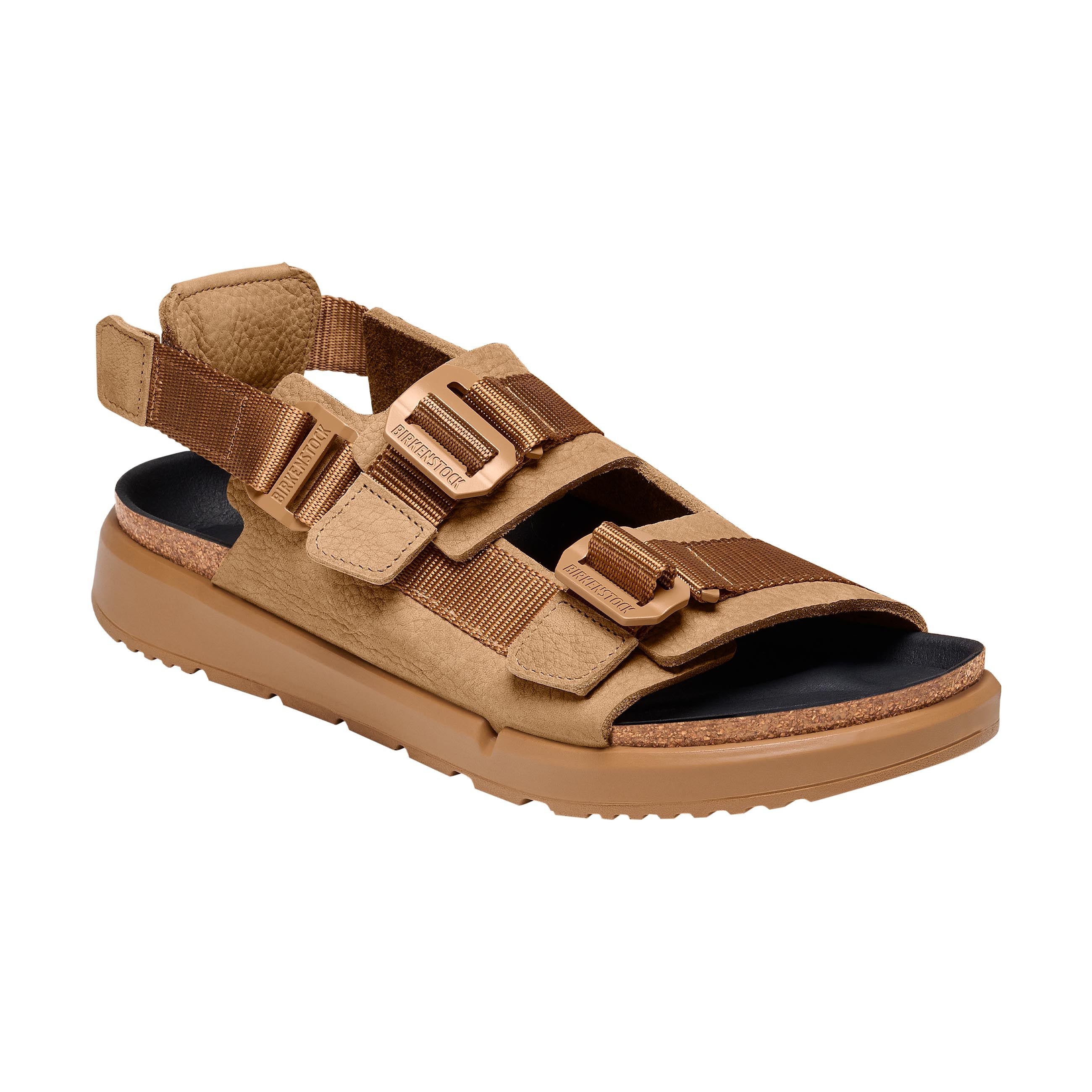 Birkenstock Shinjuku Cork Brown Natural Leather/Textile