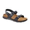 Birkenstock Sonora Cross Town Arctic Black Waxy Leather