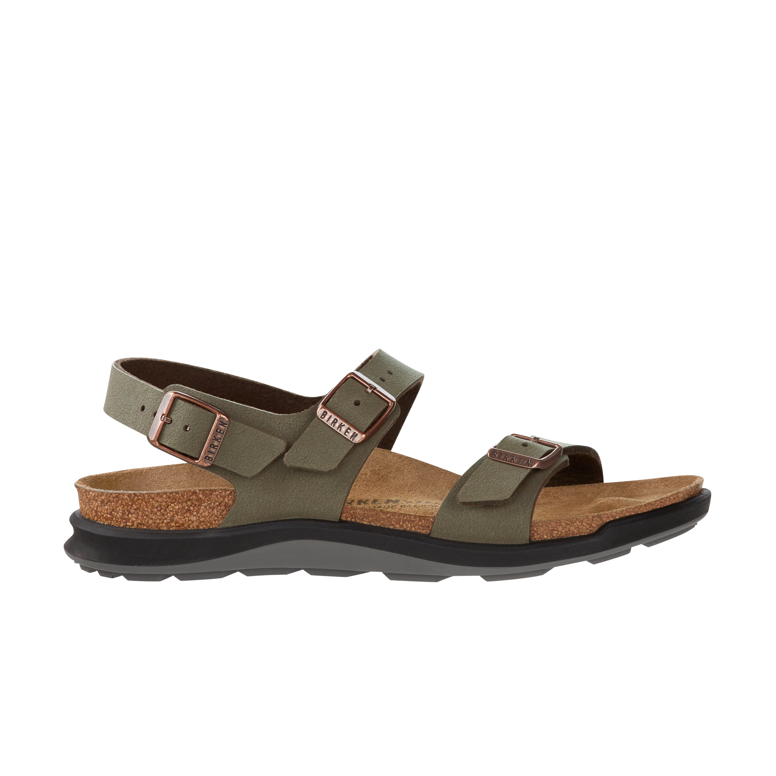 Birkenstock Sonora Cross Town Mocha BirkiBuc side view