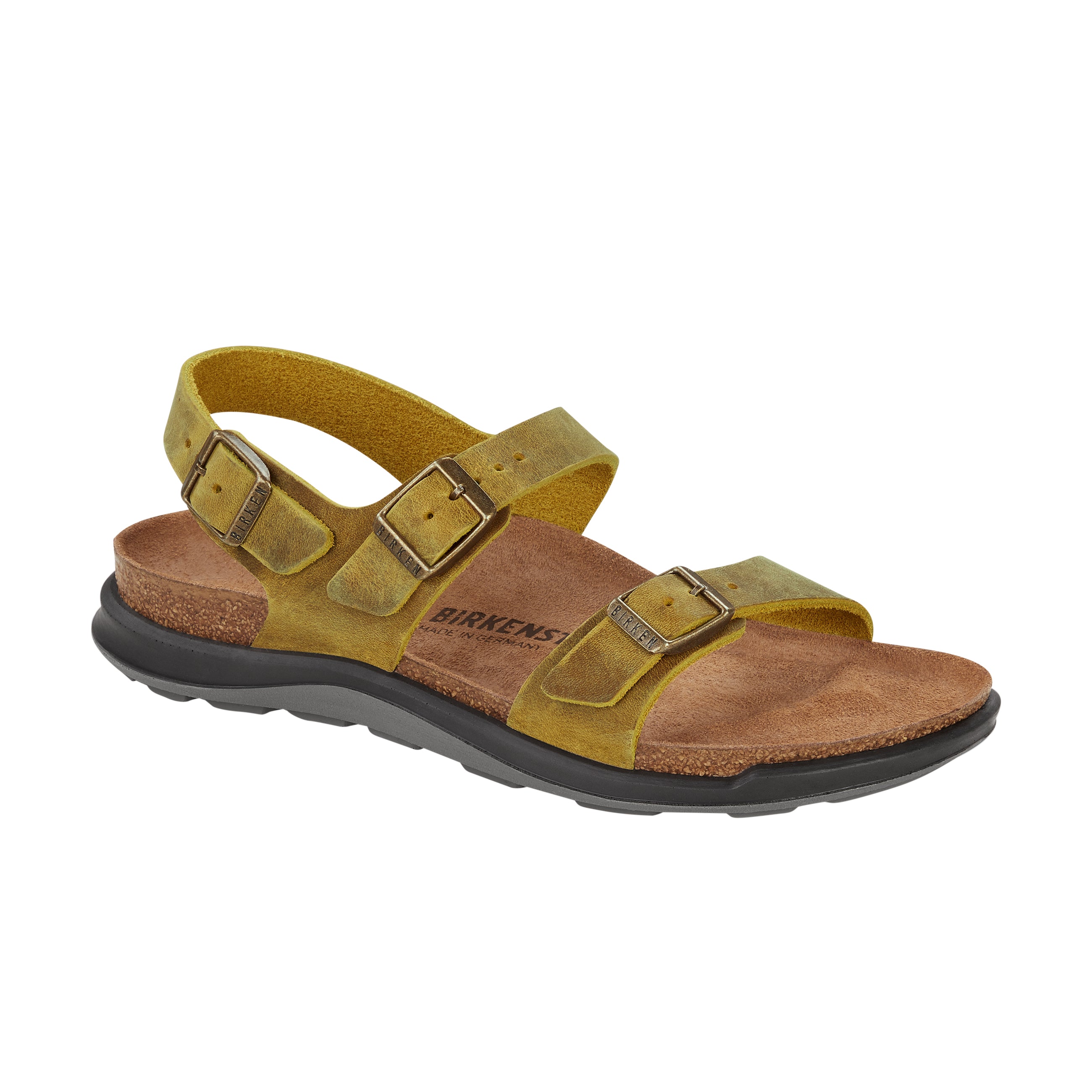 Birkenstock Sonora Cross Town Ochre Waxy Leather