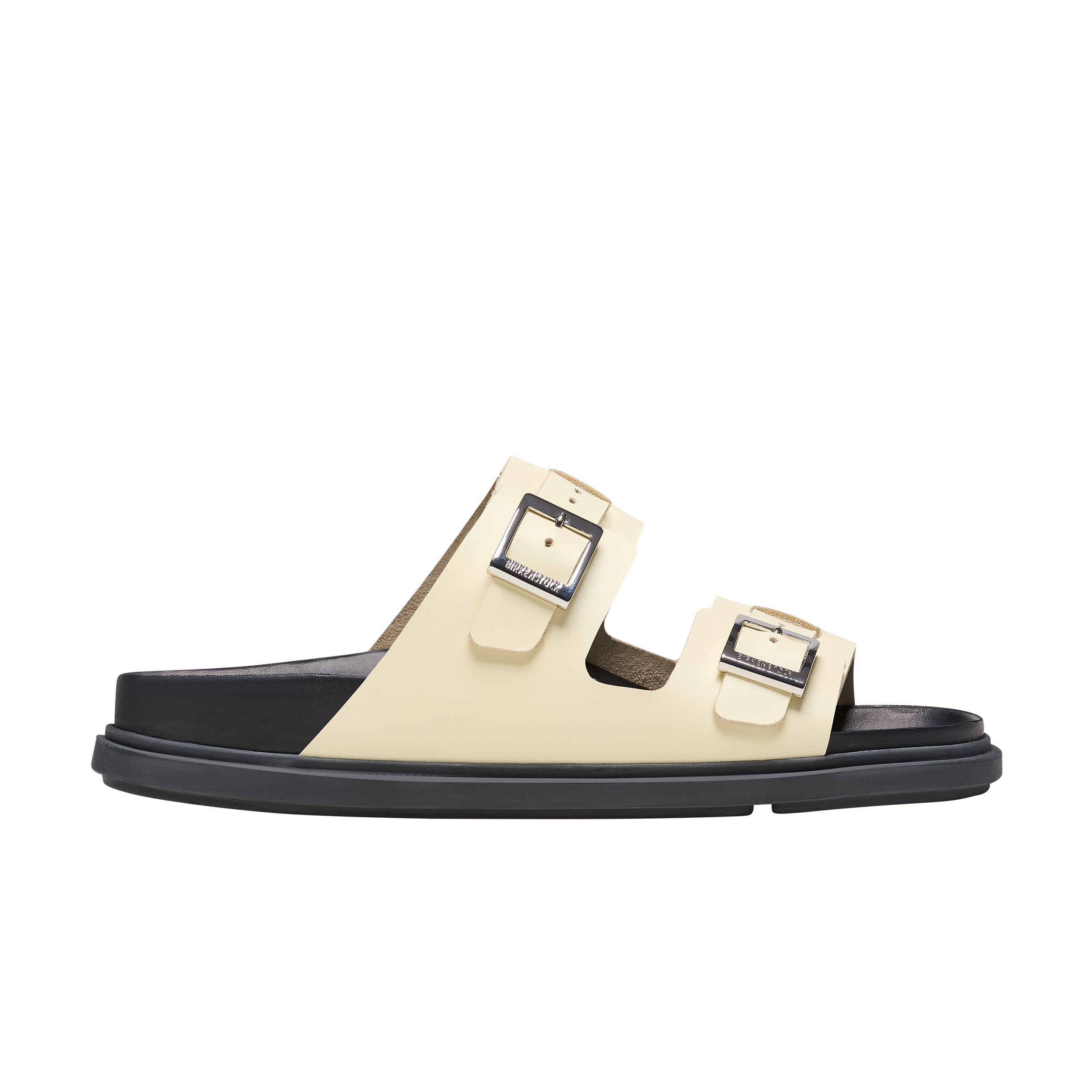 Birkenstock St Barths Natural Leather Butter side view