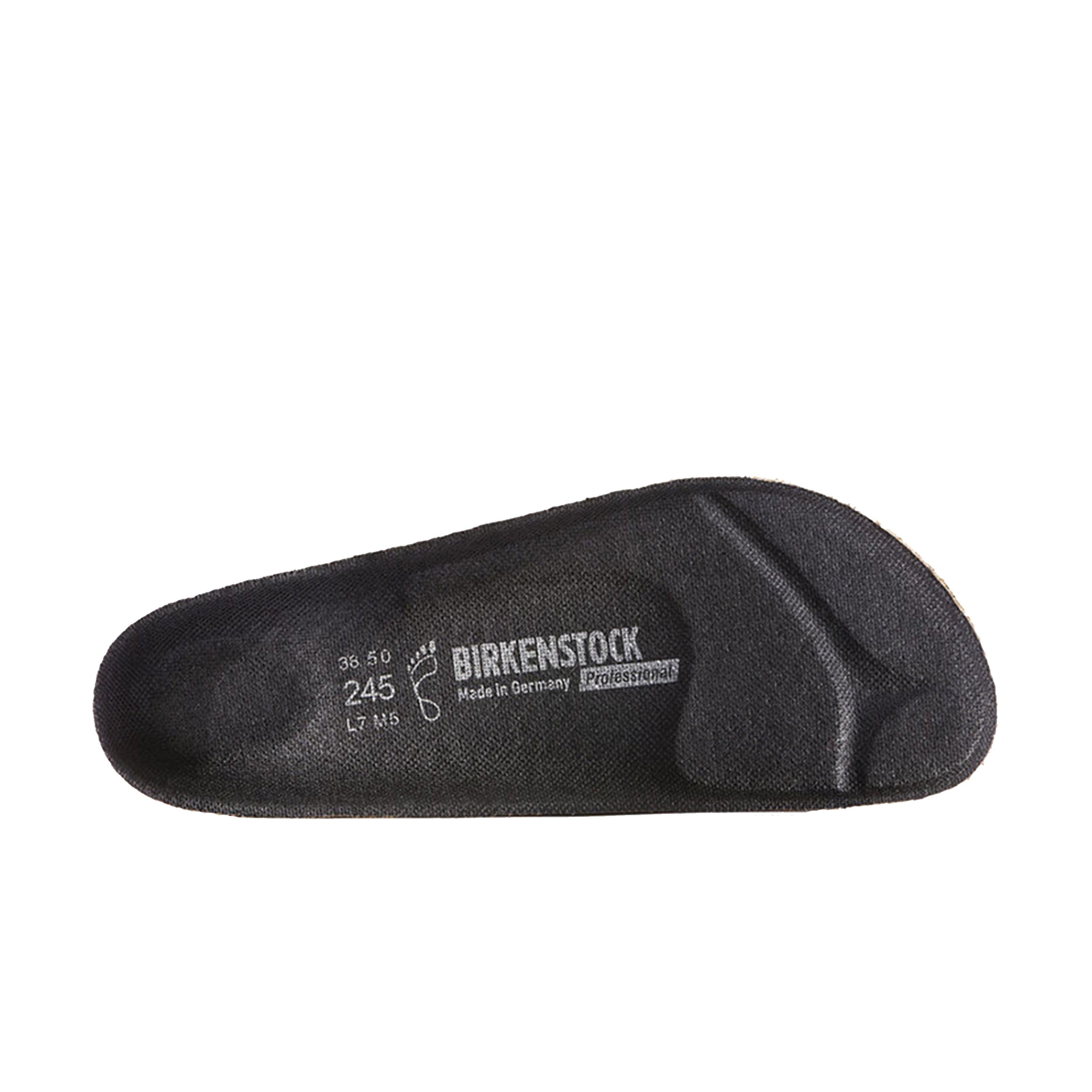 Birkenstock Super Birki Footbed Black Textile top view