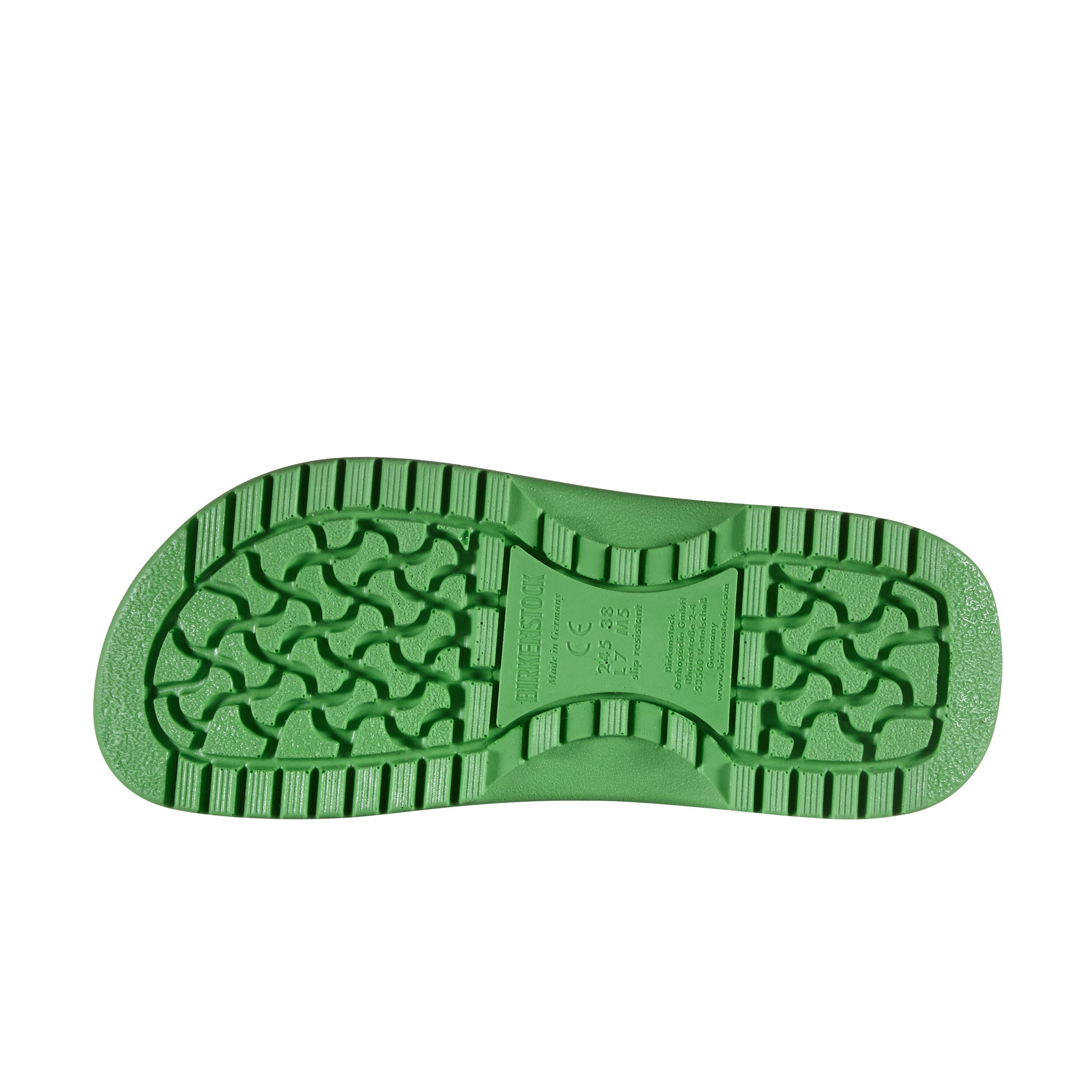 Birkenstock Super Birki Fusion Apple Green Polyurethane sole view