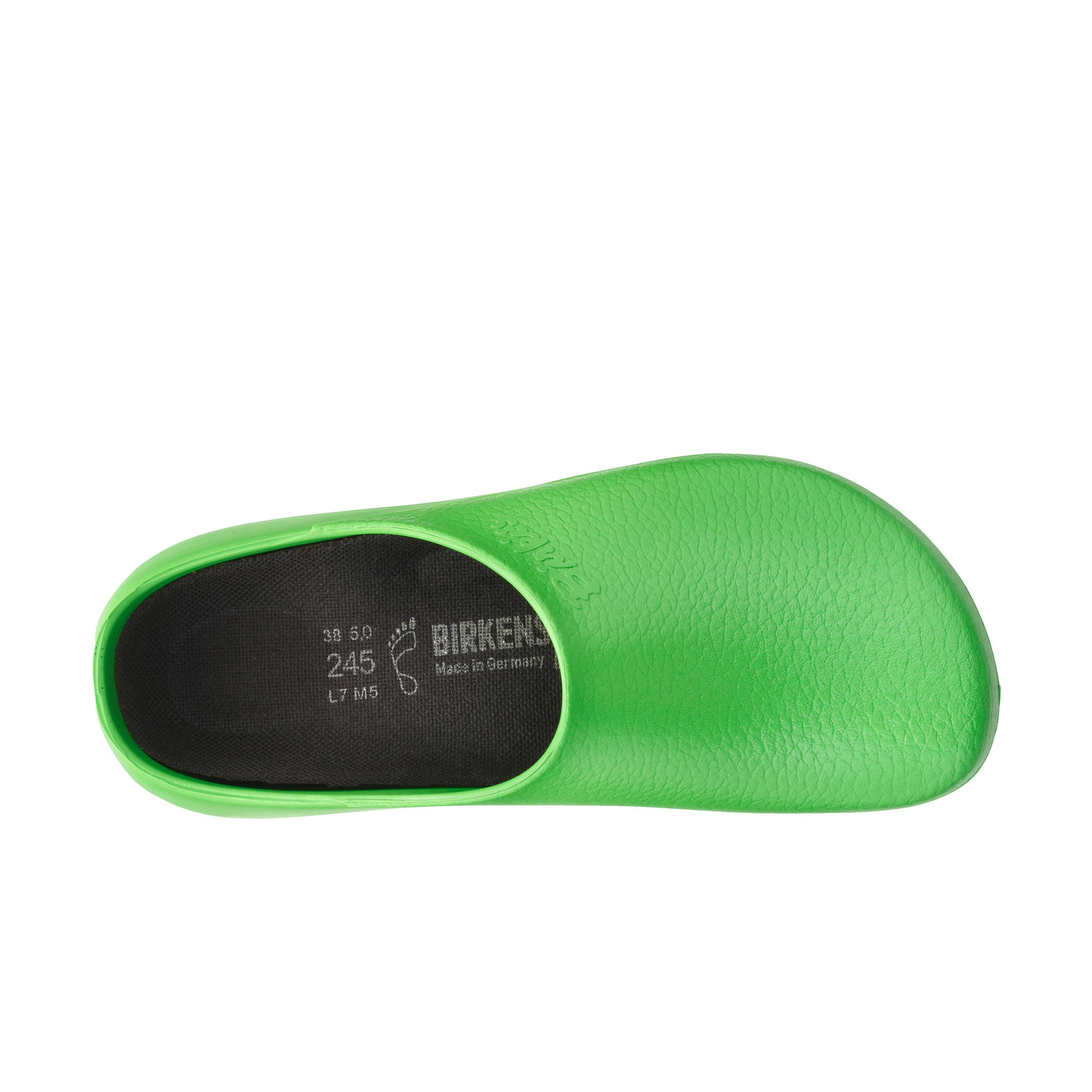 Birkenstock Super Birki Fusion Apple Green Polyurethane top view