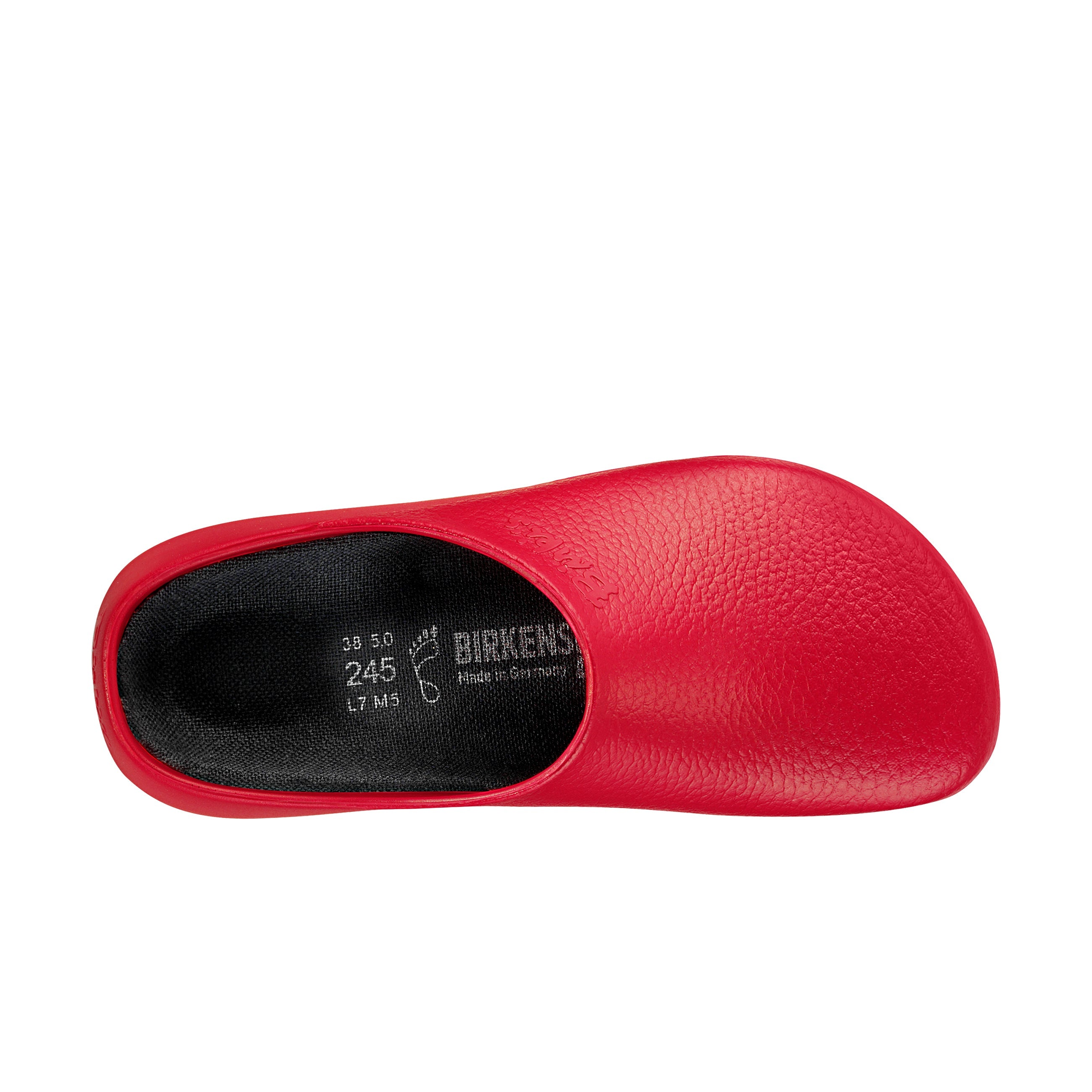 Birkenstock Super Birki Fusion Red Polyurethane top view