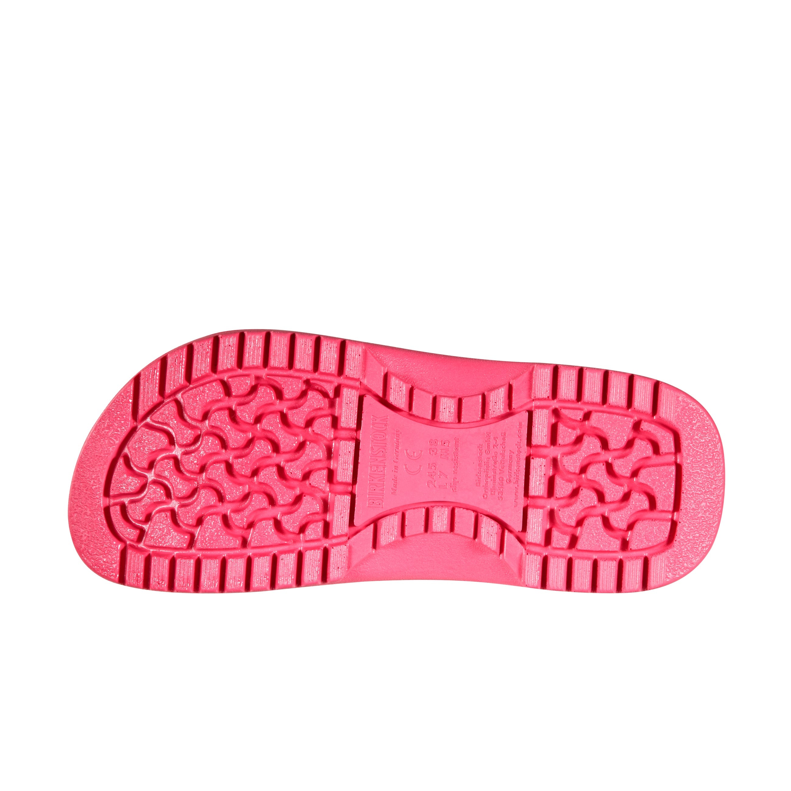 Birkenstock Super Birki Fusion Raspberry Sorbet Polyurethane sole view