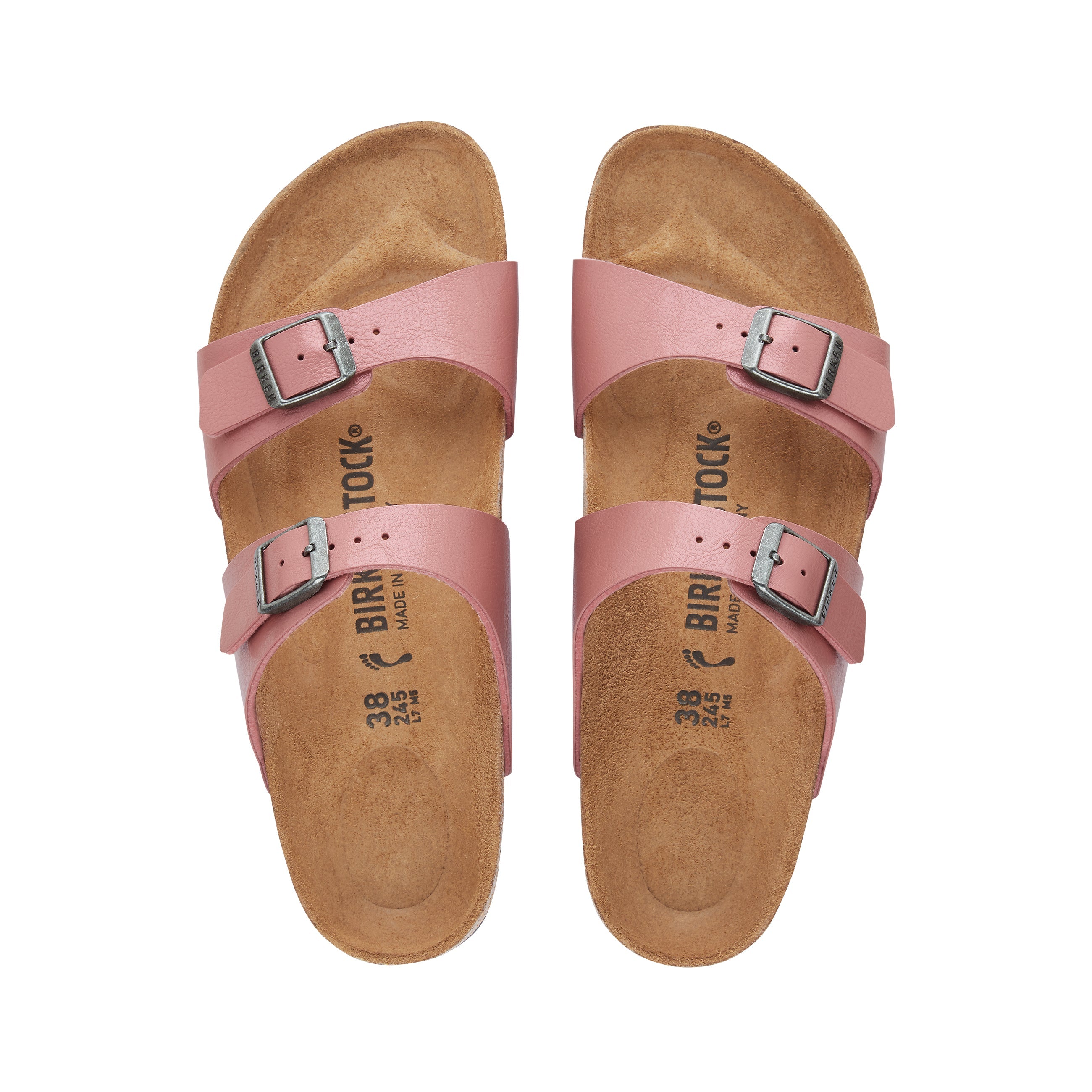 Birkenstock Sydney Graceful Old Rose Birko-Flor top view