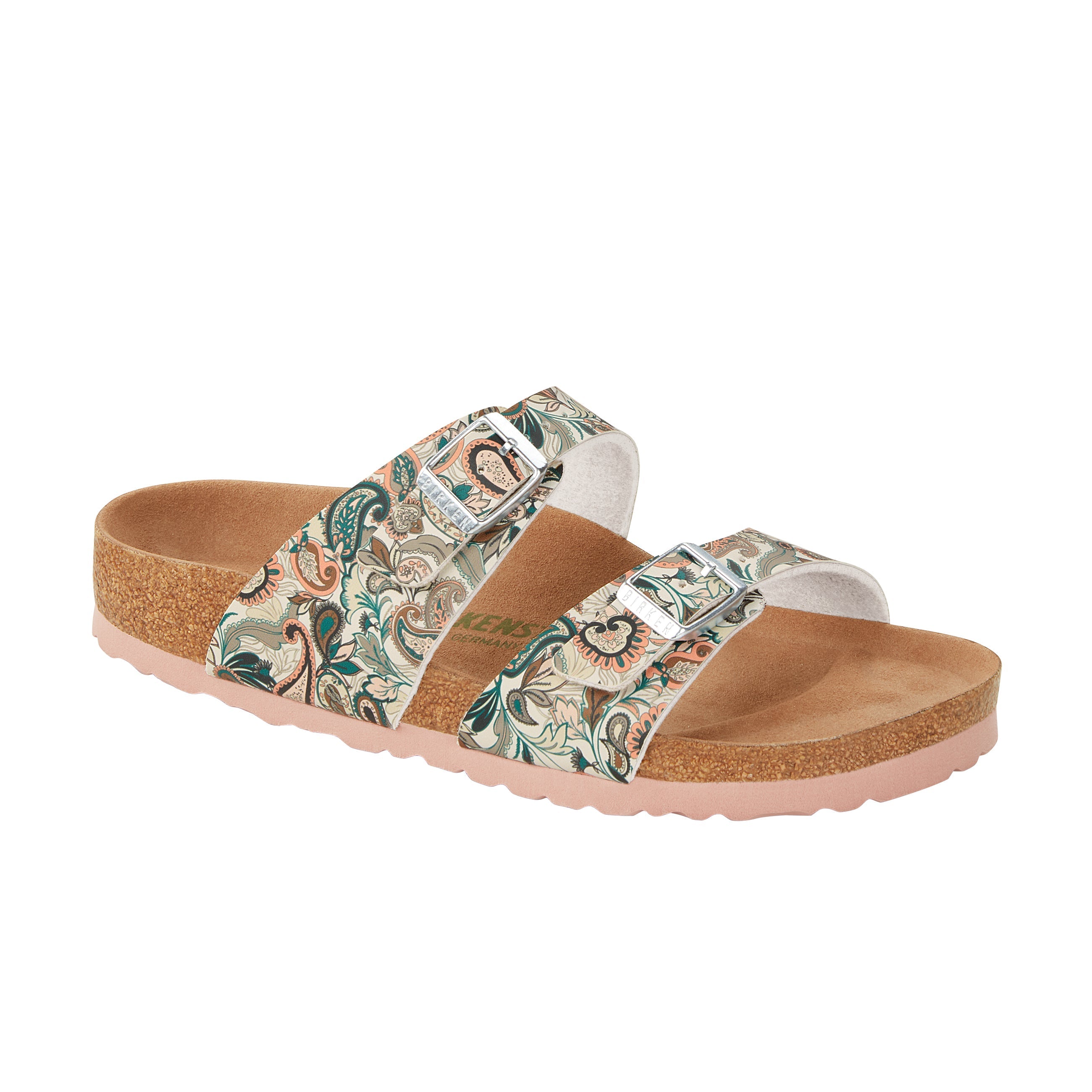 Birkenstock Sydney Vegan Paisley Light Rose Birko-Flor