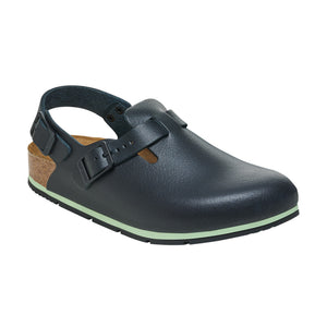 Birkenstock Tokio Pro Black PU Coated Oiled Leather