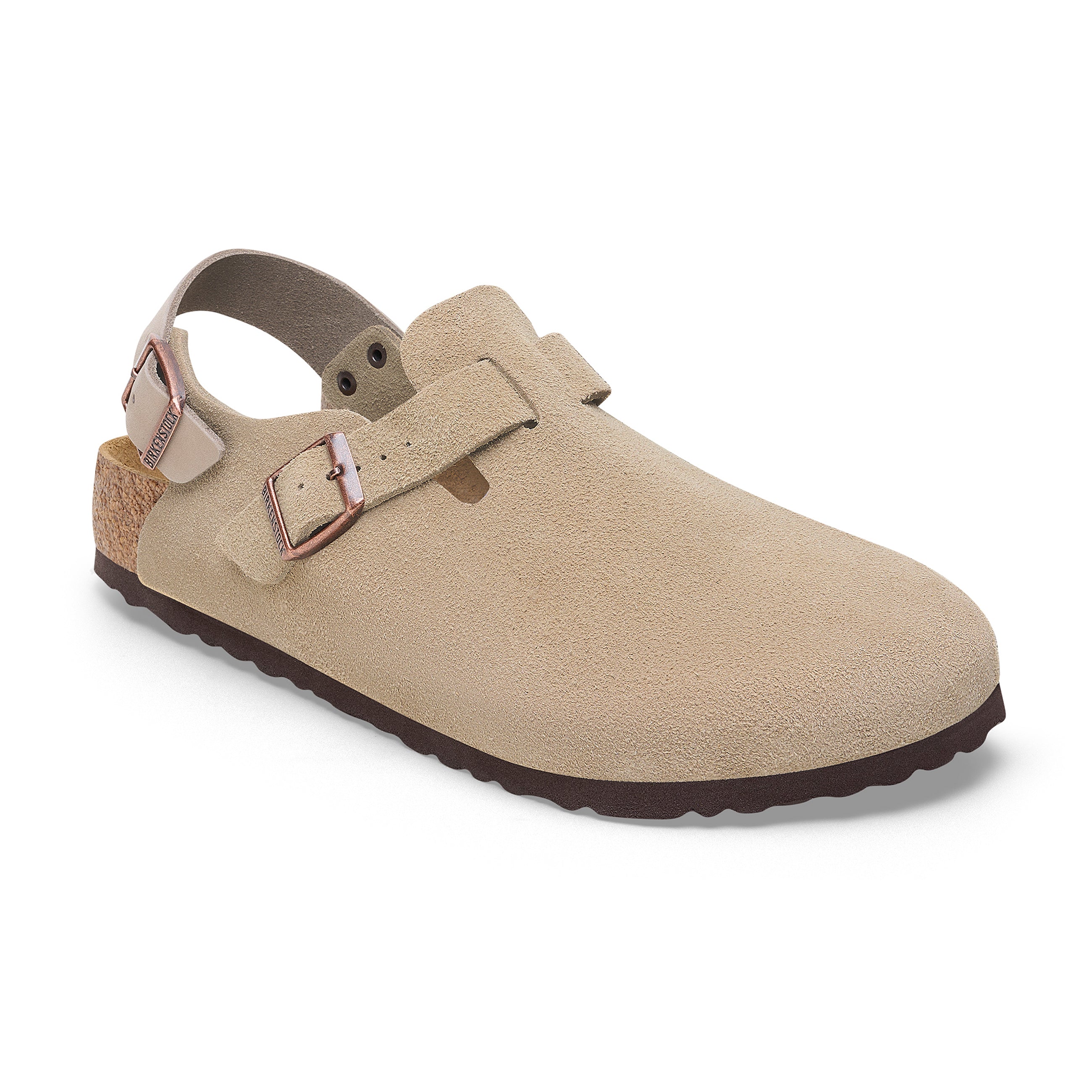 Birkenstock Tokio Suede Leather Taupe