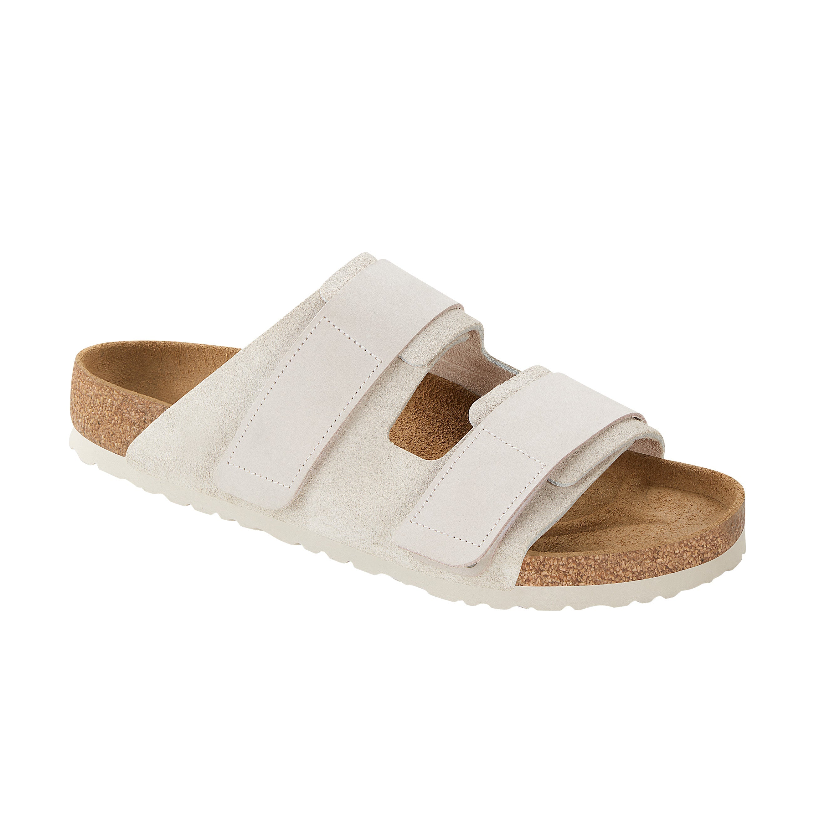 Birkenstock Uji Nubuck/Suede Leather Antique White Main View