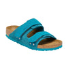 Birkenstock Uji Deep Turquoise Nubuck Suede Leather