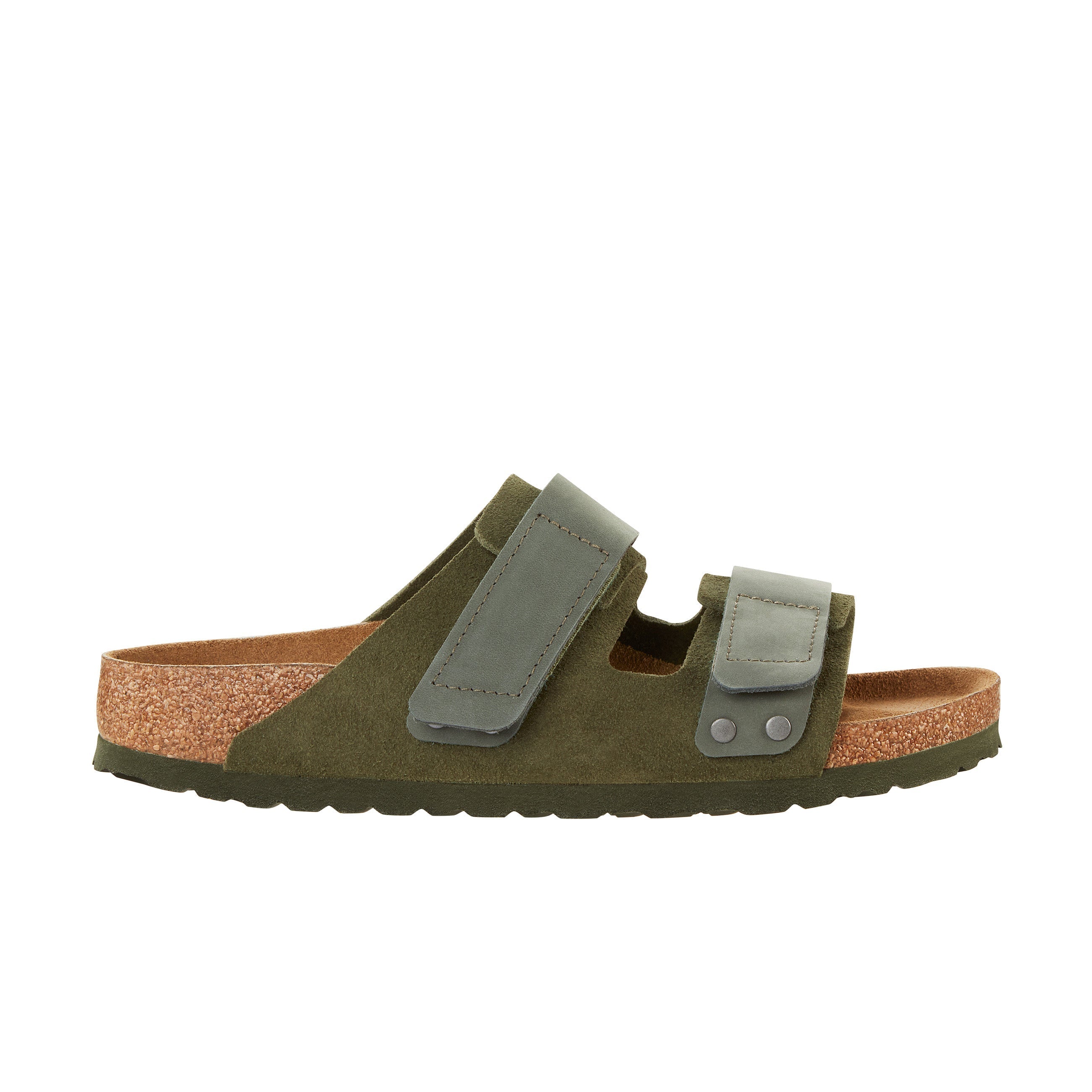 Birkenstock Uji Suede Leather Thyme side view