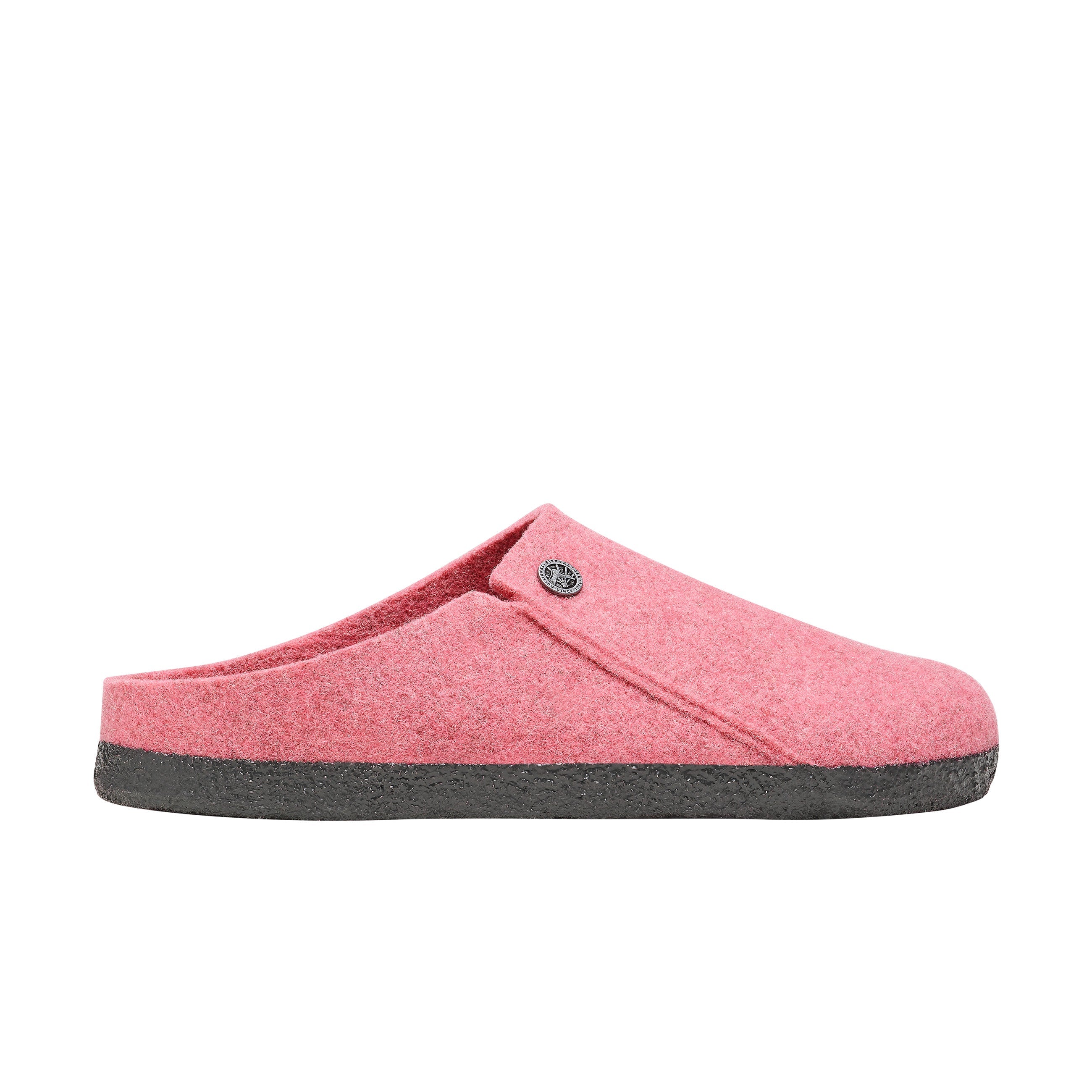 Birkenstock Zermatt Shearling Wool Felt Fuchsia Tulip side view