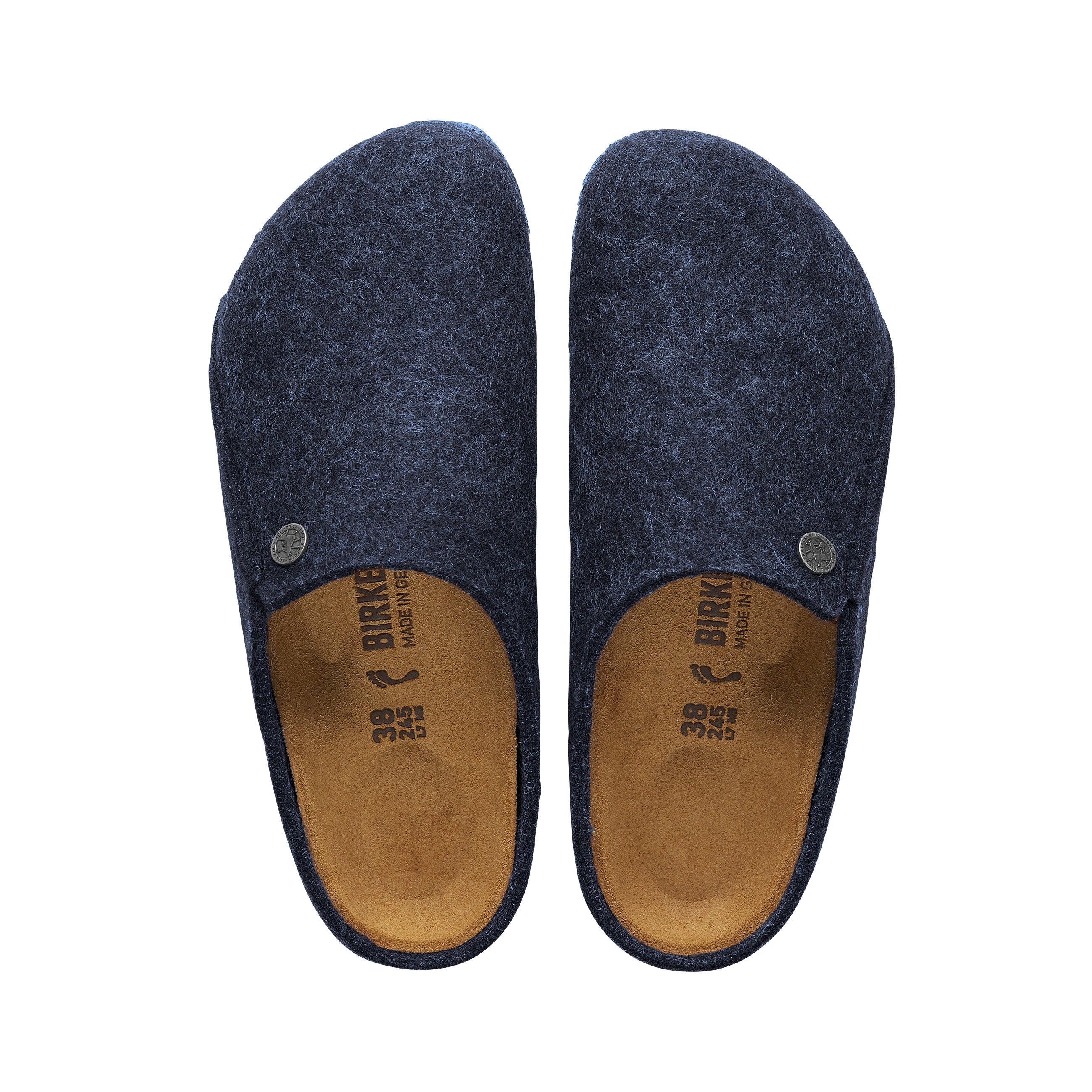 Birkenstock Zermatt Wool Felt Dark Blue top view