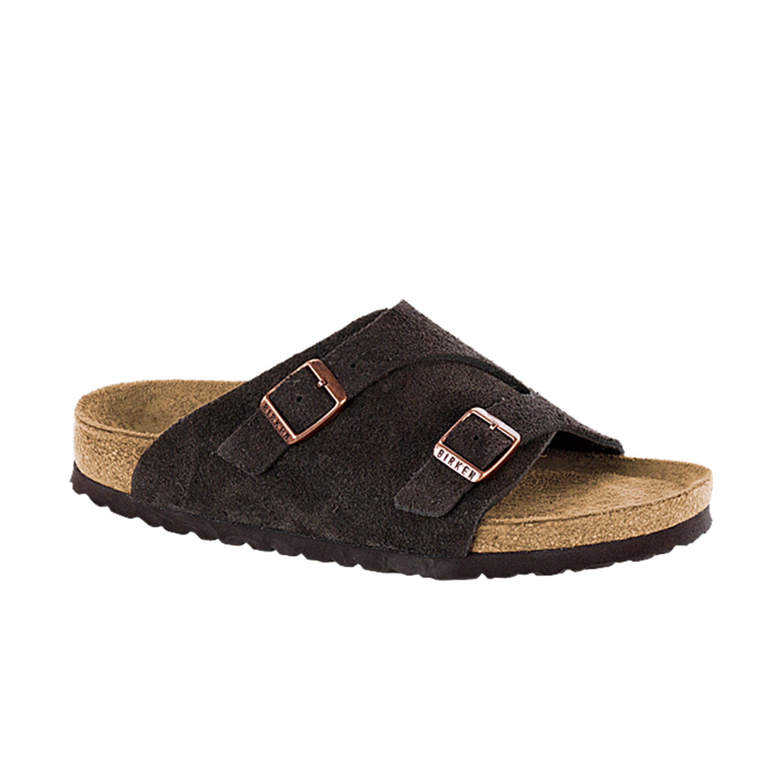 Birkenstock Zurich Soft Footbed Mocca Suede Leather