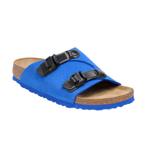 Birkenstock Zurich Tech Ultra Blue Suede Leather main view